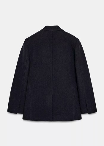 Zara yün karışımlı oversize blazer - Görsel 2