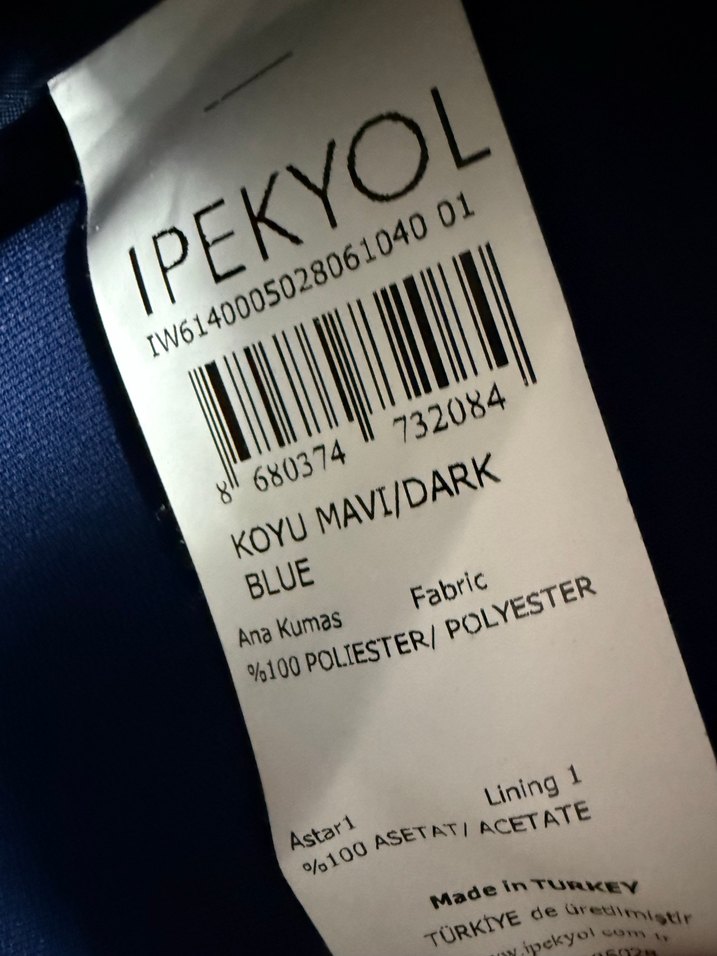 Mavi Kadın Kemerli Midi Blazer - Görsel 5