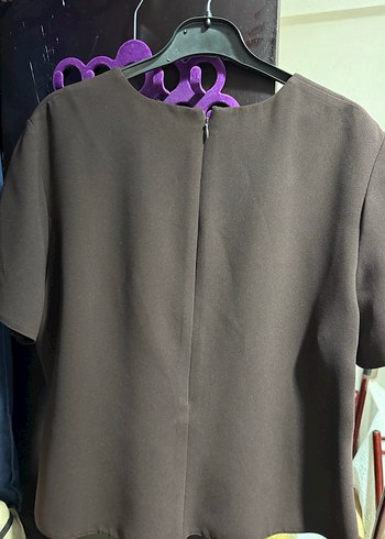 Kahverengi Midi Kadın Blazer Ceket - Görsel 4