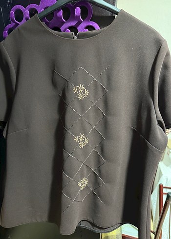 Kahverengi Midi Kadın Blazer Ceket - Görsel 3