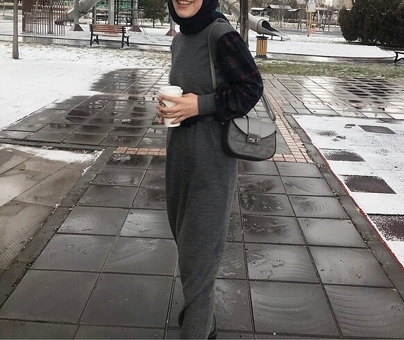 Diğer Tesettür triko elbise