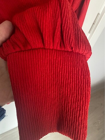 l Beden kırmızı Renk Zara tunik elbise