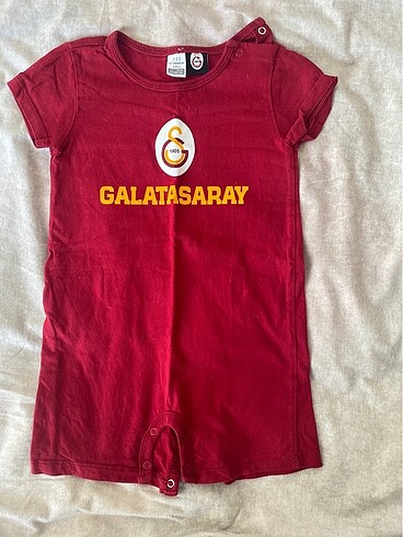 LC Waikiki Galatasaray kısa kollu bebek tulum