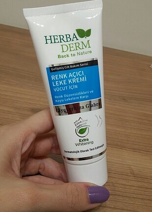 Herbaderm Renk Açıcı Leke Kremi 