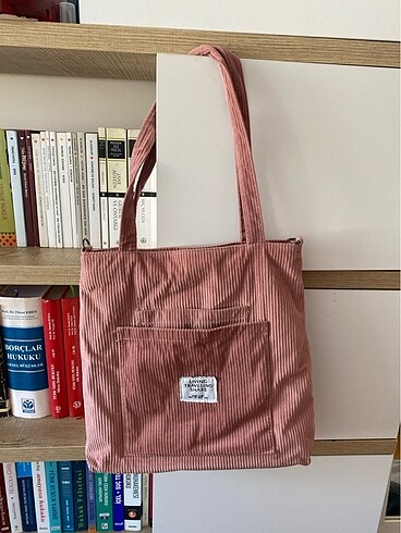 Living Traveling Sharing Pembe Çanta