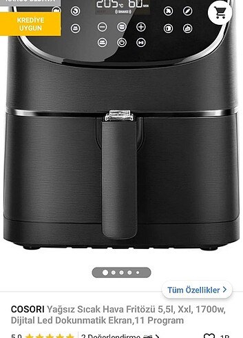 Cosori AirFrayer XXL 5.5 Lt. 