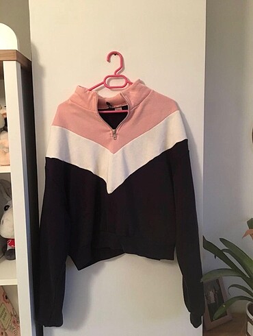 H&M Sweatshirt Blok Desen