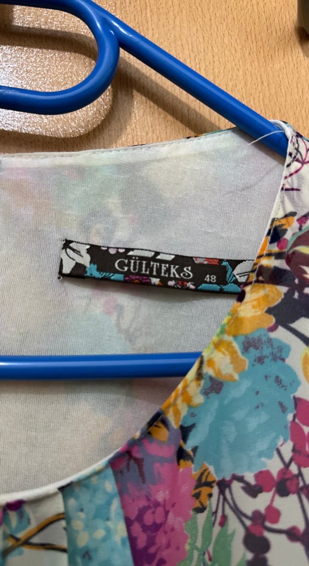 Çiçek Desenli Bohem Uzun Kollu Bluz - Görsel 3