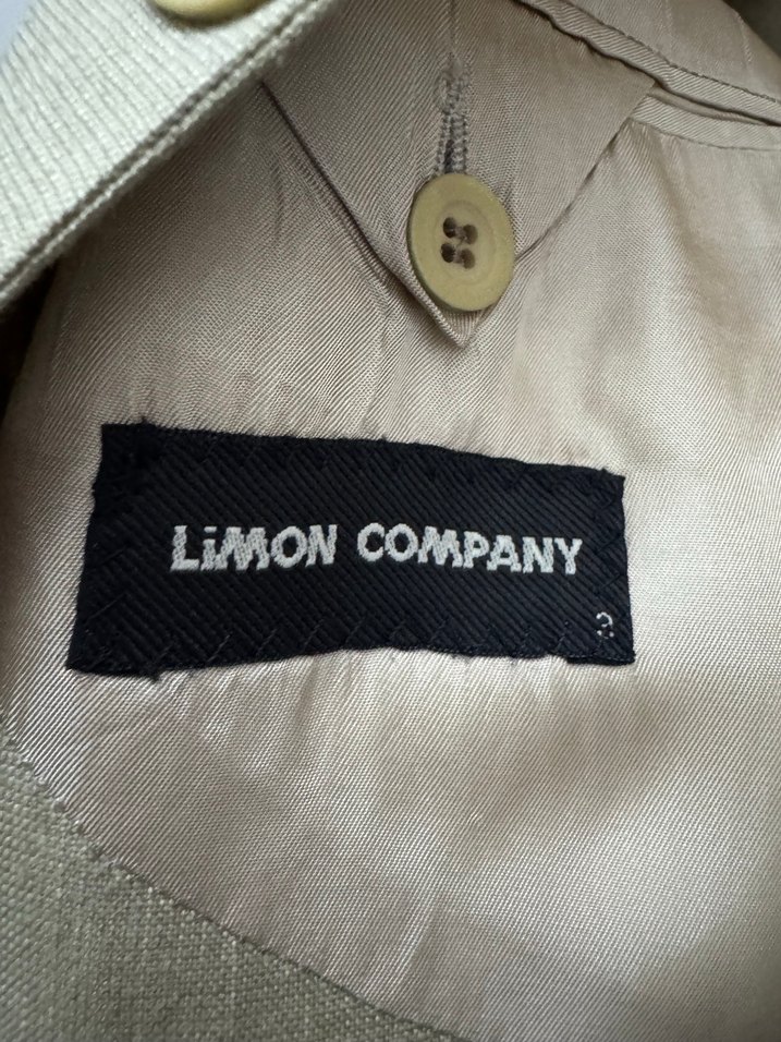 Keten Düğmeli Erkek Takım Ceket - Görsel 3