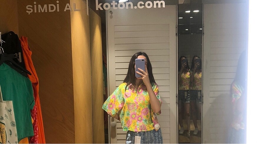Koton Çiçekli gömlek