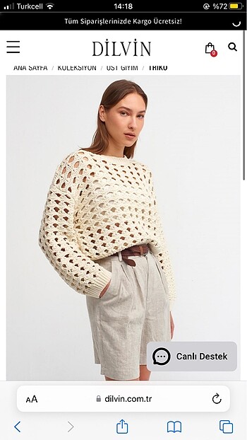 Ajurlu triko - Görsel 3