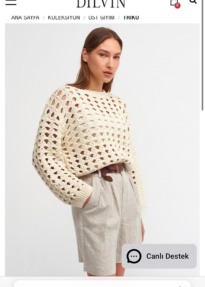 Ajurlu triko - Görsel 3