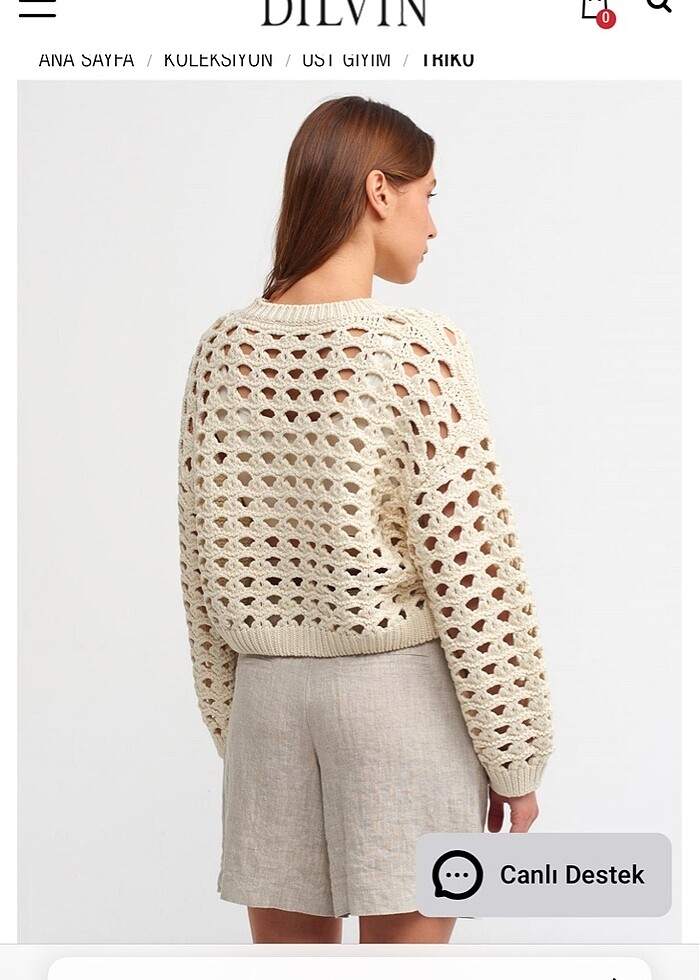 Ajurlu triko - Görsel 5