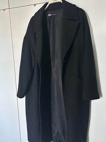 xl Beden Zara siyah kaban