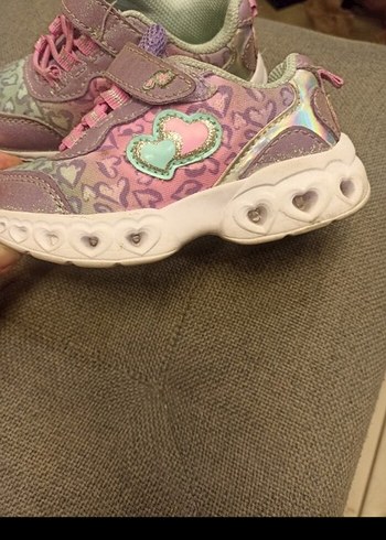 Kız Çocuk Renkli Bağcıksız Spor Ayakkabı - Görsel 6