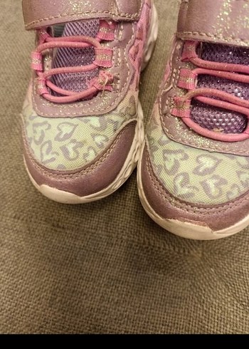 Kız Çocuk Renkli Bağcıksız Spor Ayakkabı - Görsel 4