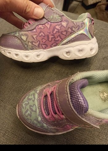 Kız Çocuk Renkli Bağcıksız Spor Ayakkabı - Görsel 5