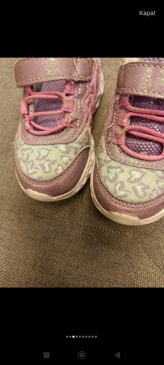 Kız Çocuk Renkli Bağcıksız Spor Ayakkabı - Görsel 4