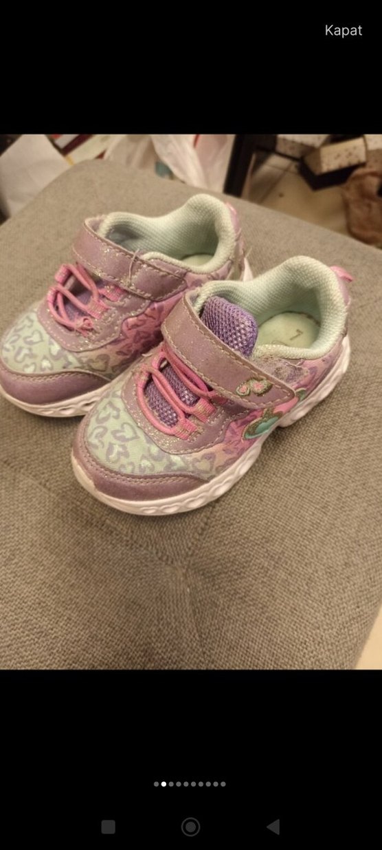 Kız Çocuk Renkli Bağcıksız Spor Ayakkabı - Görsel 2