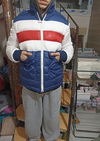 Erkek Çocuk Kapitone Fermuarlı Mont - Görsel 2