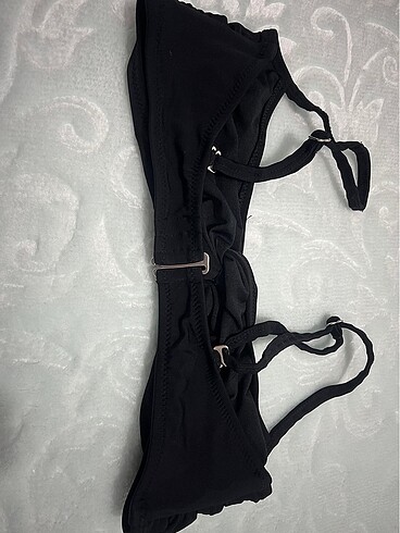 38 Beden siyah Renk Bikini üstü