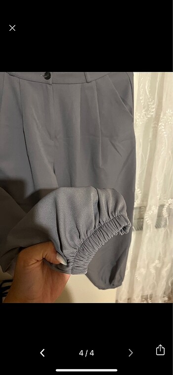 l Beden gri Renk GRİ PANTOLON SIFIR ÜRÜN