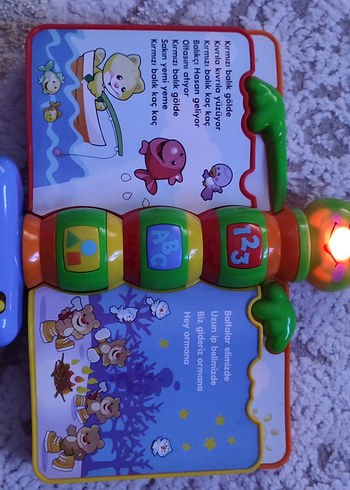 Renkli Eğitici Masalcı Tırtıl Oyuncak Kitap - Görsel 2