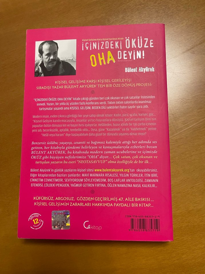 İçinizdeki Öküze Oha Deyin! - Bülent Akyürek - Görsel 2