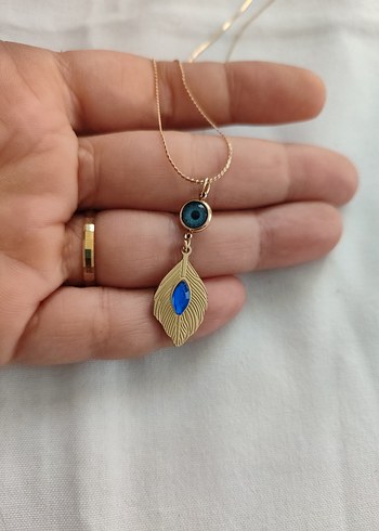 Accessorize 316 L Çelik Tavuskuşu Bohem Zincir Kolye