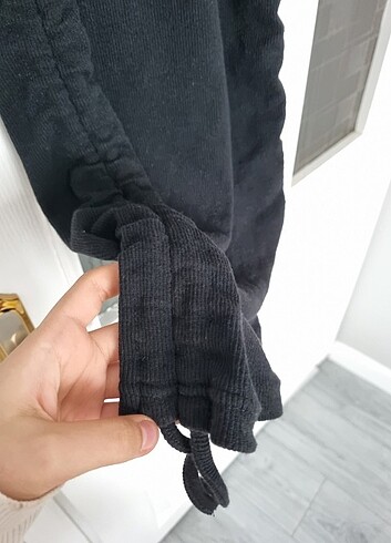 xs Beden Büzgülü siyah mini elbise