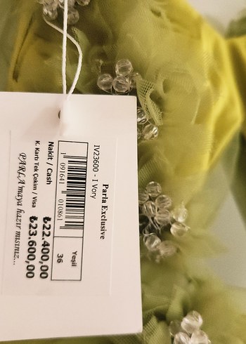 Bohem Uzun Kat Kat Tül Abiye Elbise - Görsel 7