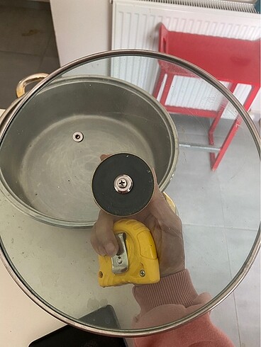Beden gri Renk Korkmaz marka çelik tencere