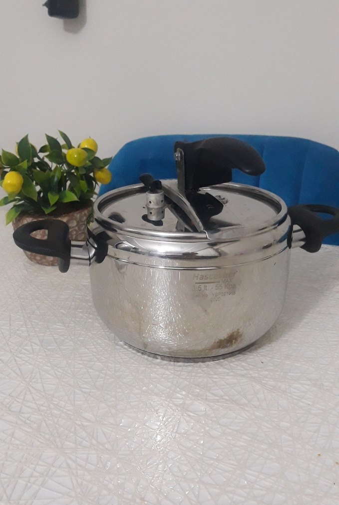 Hascevher Paslanmaz Çelik Düdüklü Tencere - Görsel 5