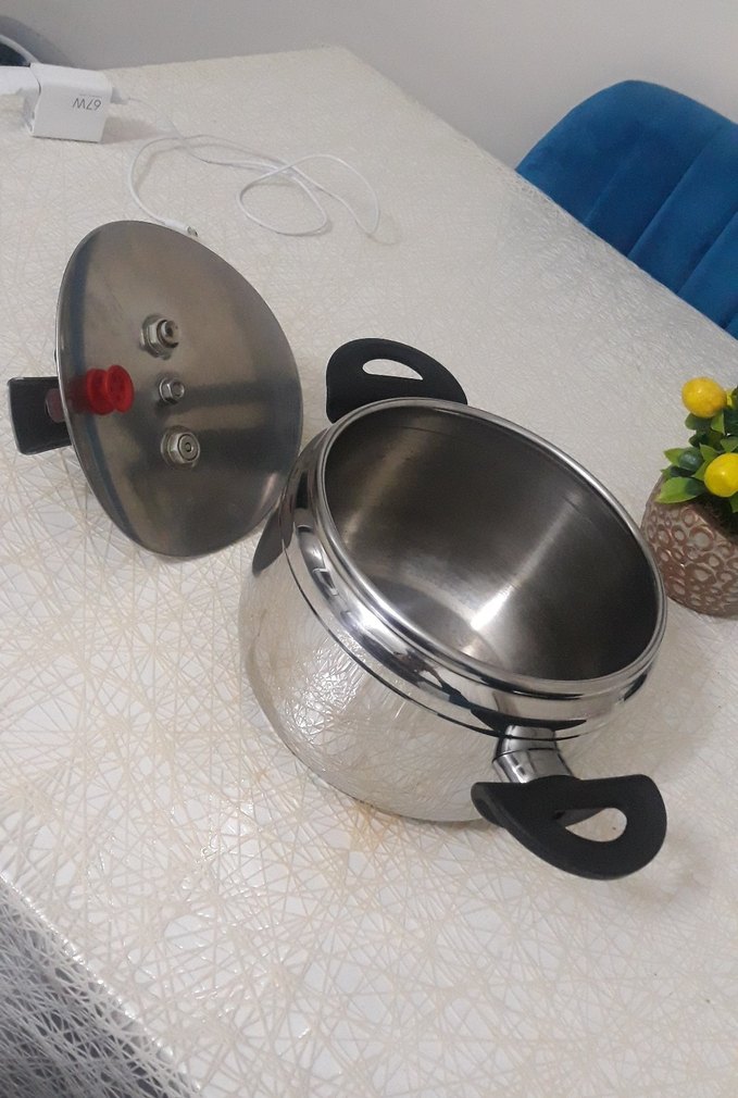 Hascevher Paslanmaz Çelik Düdüklü Tencere - Görsel 2