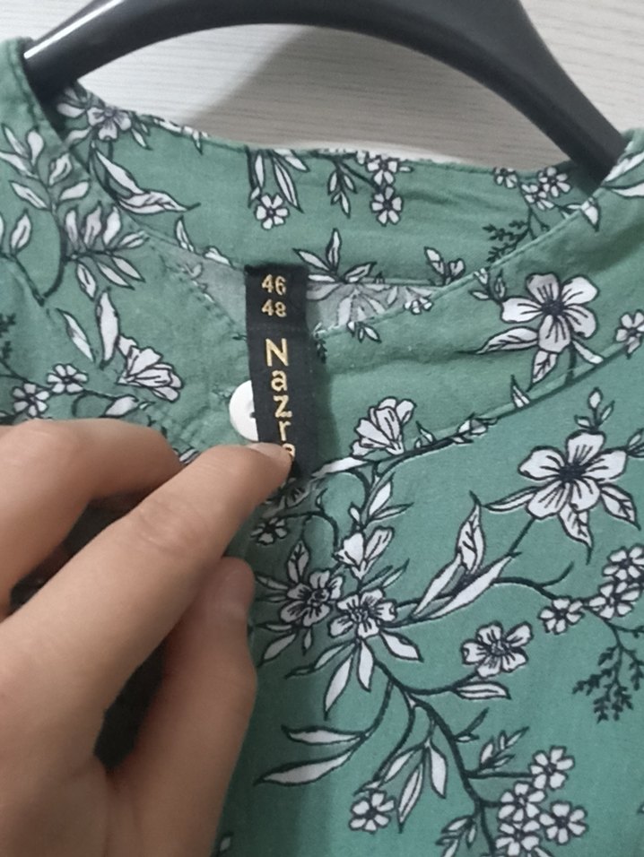 Yeşil Uzun Bohem Kadın Elbise - Görsel 4