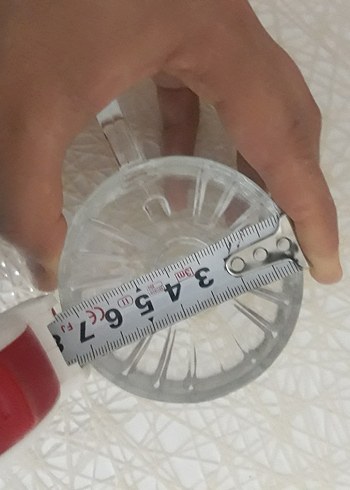 Şeffaf Cam Kulplu Fincan ve Tabak Seti - Görsel 4