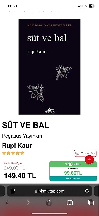 süt ve bal