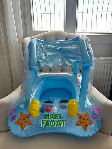 Intex gölgelikli bebek şişme botu