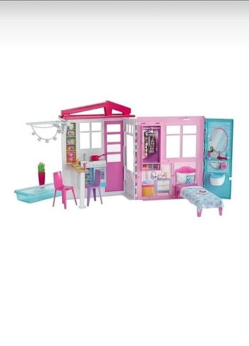 Barbie nın Taşınabilir portatif evi