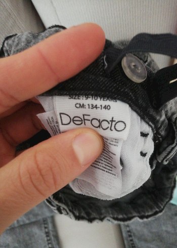 Kız Çocuk Çok Renkli Batik Desenli Bol Kesim Kot Tayt - Görsel 2