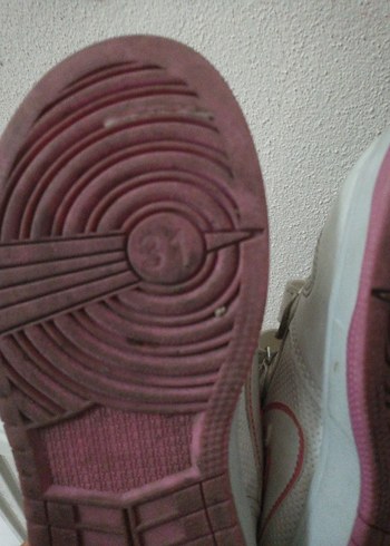 Kız Çocuk Beyaz Nike Spor Ayakkabı - Görsel 4