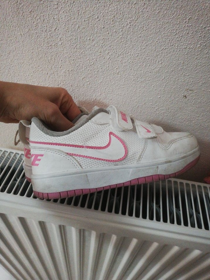 Kız Çocuk Beyaz Nike Spor Ayakkabı - Görsel 5