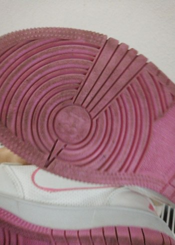 Kız Çocuk Beyaz Nike Spor Ayakkabı Velcro - Görsel 2