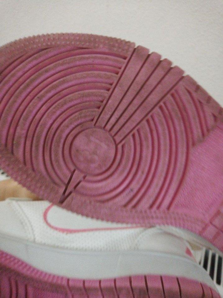 Kız Çocuk Beyaz Nike Spor Ayakkabı Velcro - Görsel 2