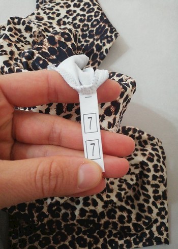 Leopar Desenli tayt - Görsel 5