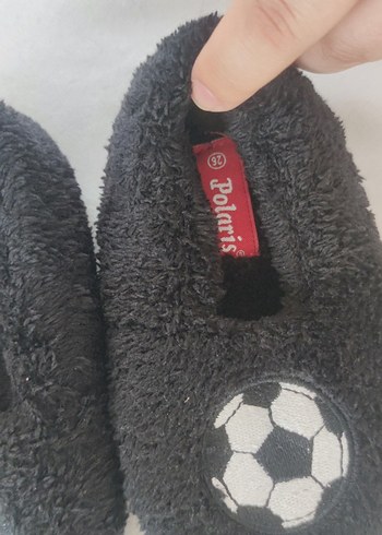 De vib Siyah Erkek Çocuk Sıcak Terlik