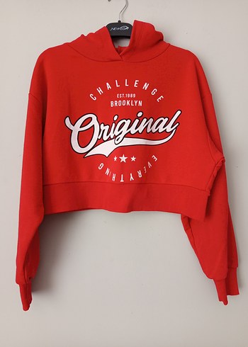 kırmızı sweatshirt