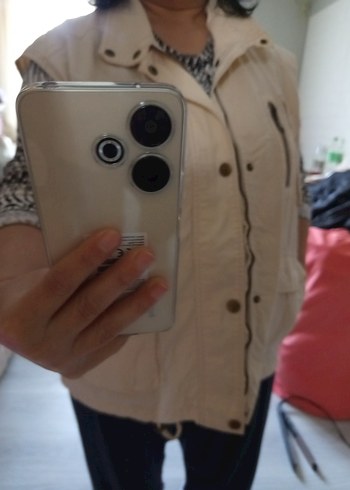 Bej Keten Düğmeli Erkek Yelek - Görsel 8