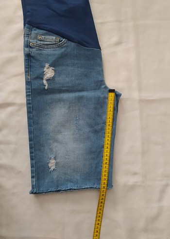 Hamile kot Şort - Görsel 5