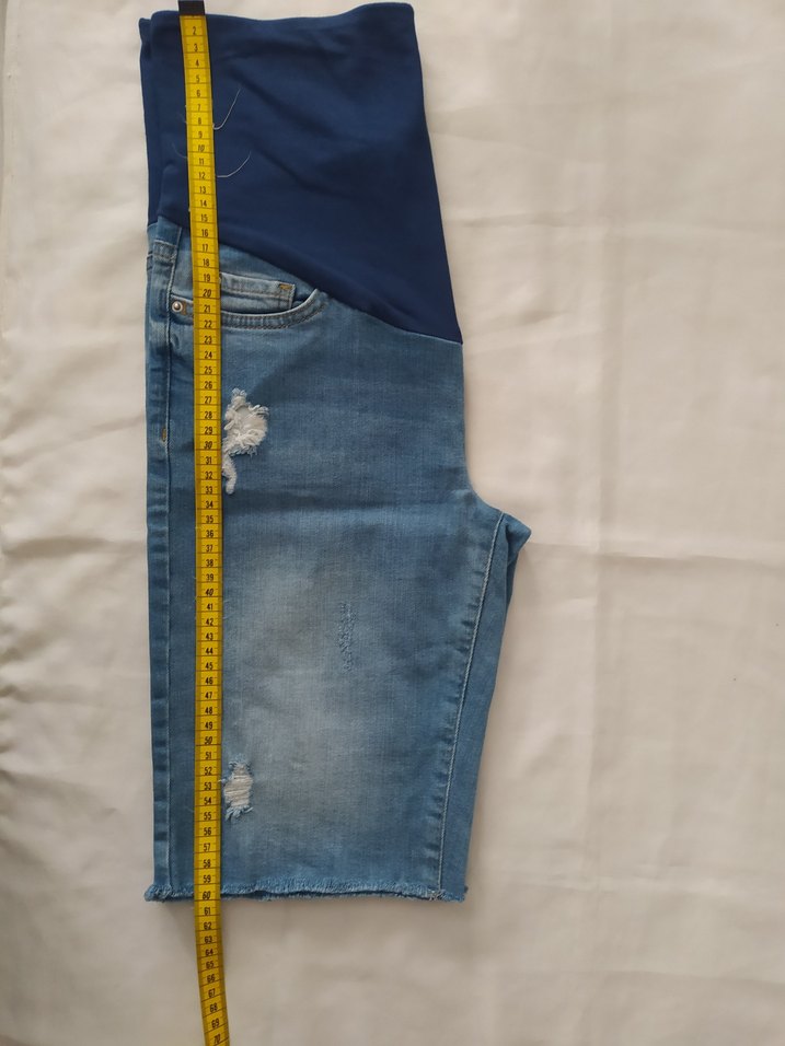 Hamile kot Şort - Görsel 4